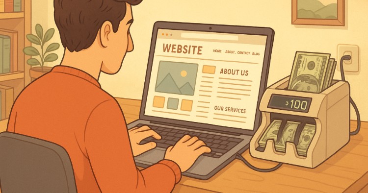 create websites earn money