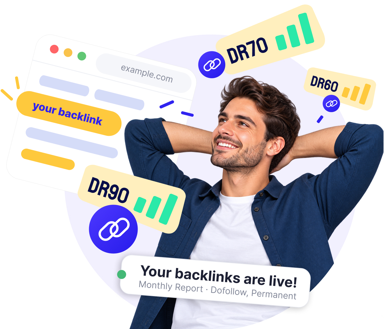 fully managed link building service posticy